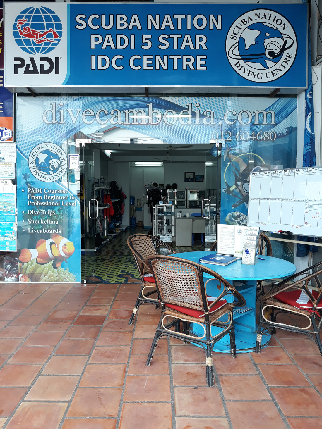 Dive Center For Sale - 5 Star PADI IDC Dive Center for Sale in Cambodia